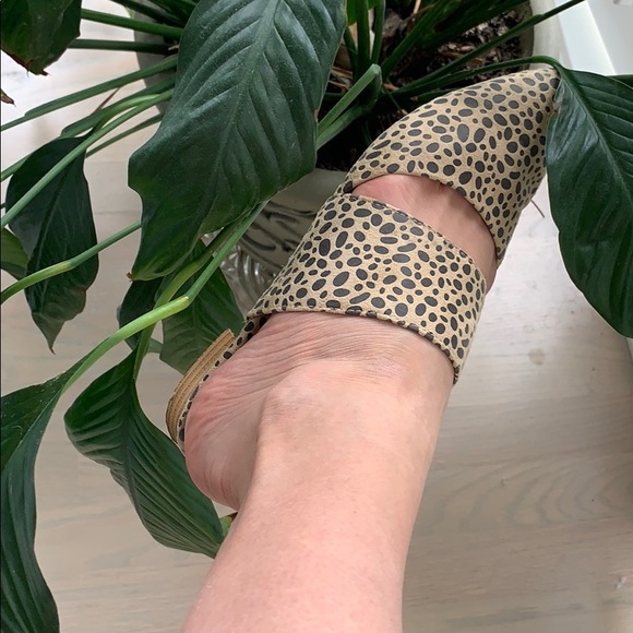 Leopard Suede like Mules - Picture 5 of 5